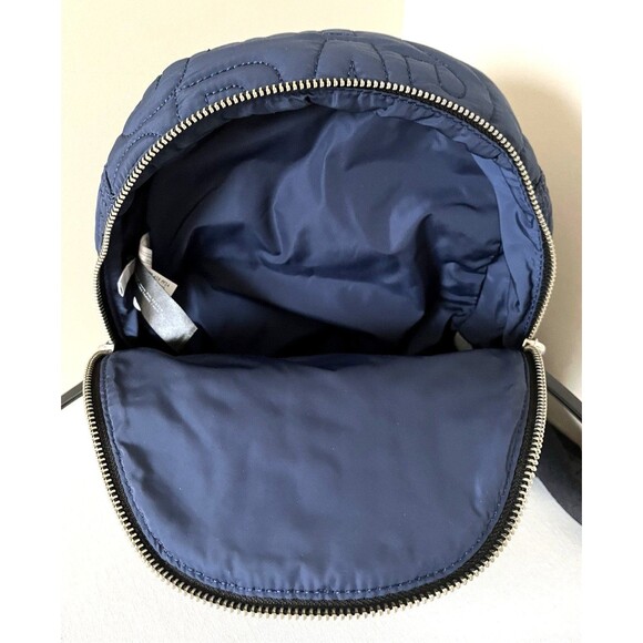 New Marc Jacobs Quilted Nylon Backpack Azure Blue - Picture 6 of 6